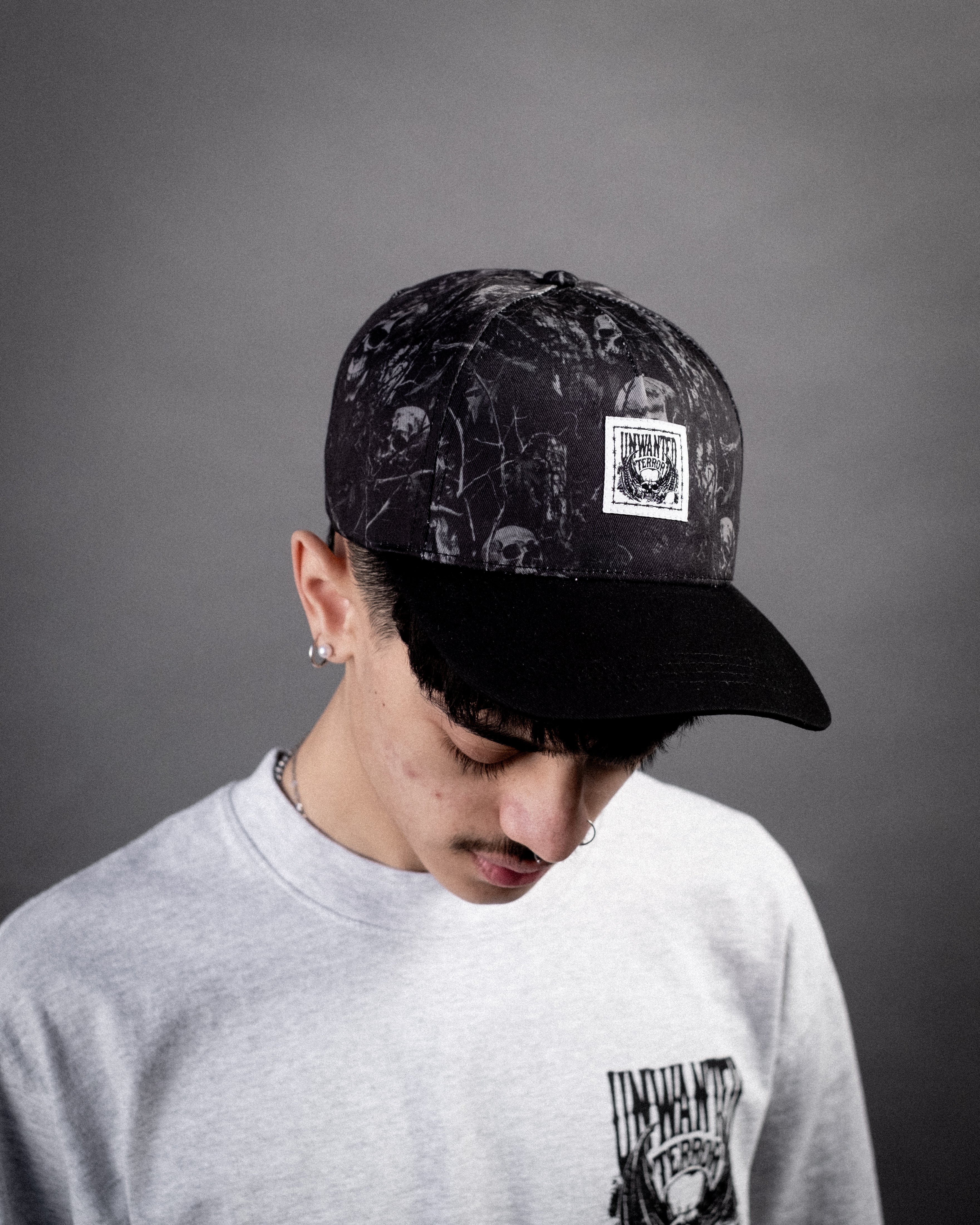 [PRE-ORDER] FEARTREE CAMO HAT (BLACK)