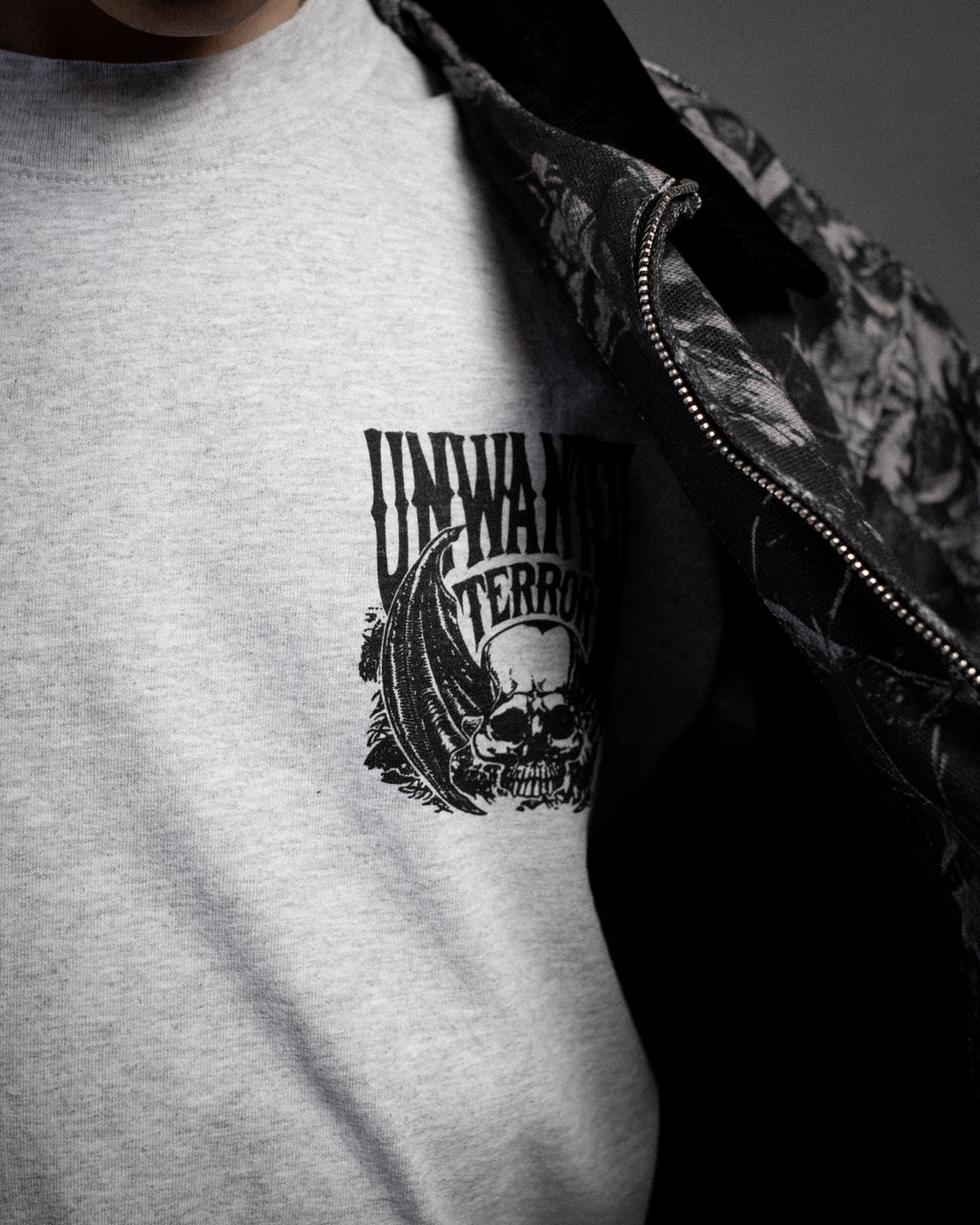 UNWANTED TERROR LOGO TEE