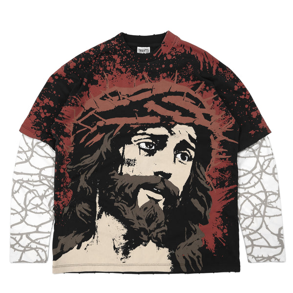 BLOOD OF CHRIST ALL OVER PRINT LONGSLEEVE