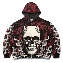 POLTERGEIST ALL OVER PRINT HOODIE ( RED )