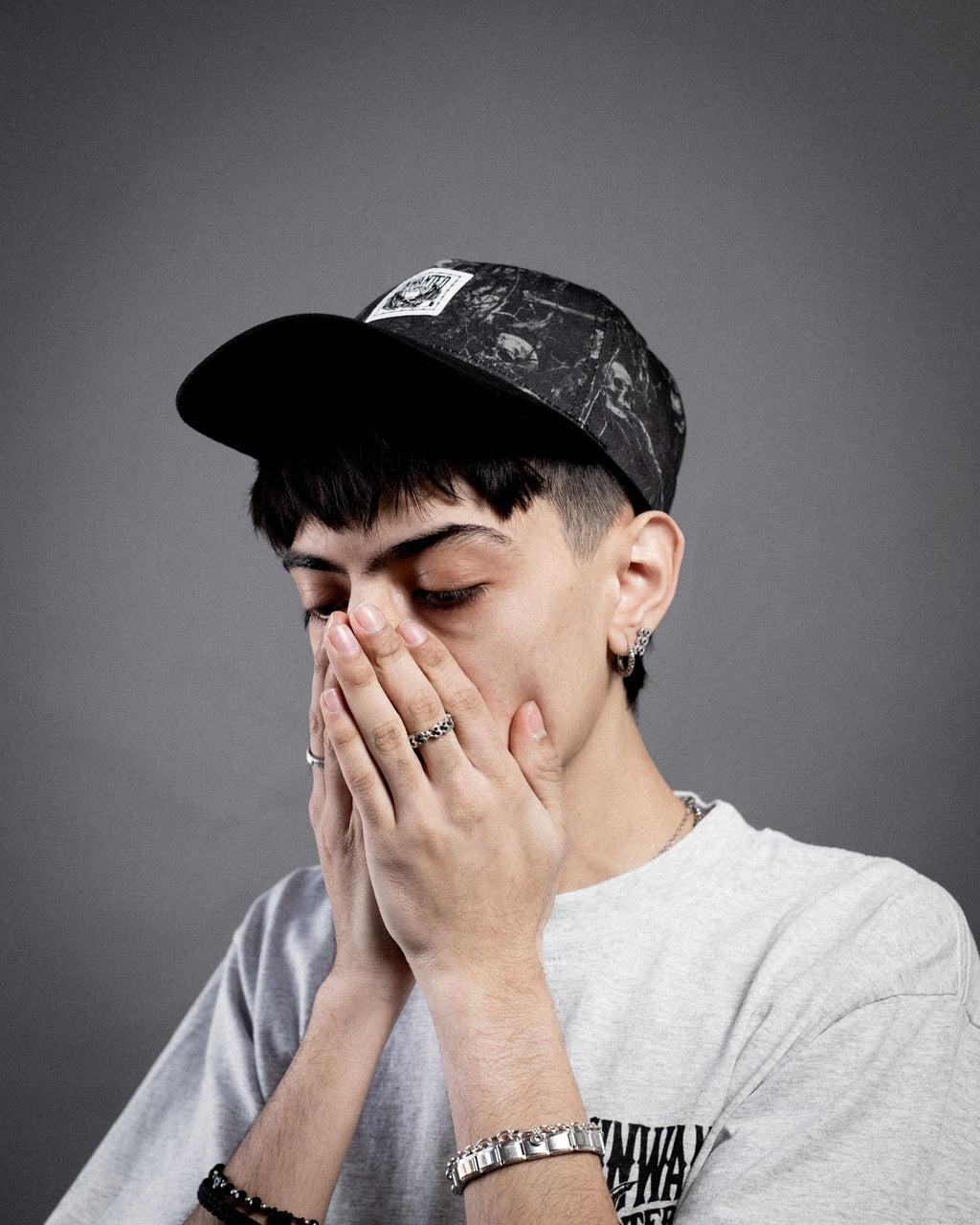 [PRE-ORDER] FEARTREE CAMO HAT (BLACK)
