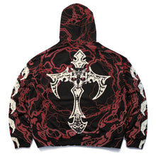 POLTERGEIST ALL OVER PRINT HOODIE ( RED )