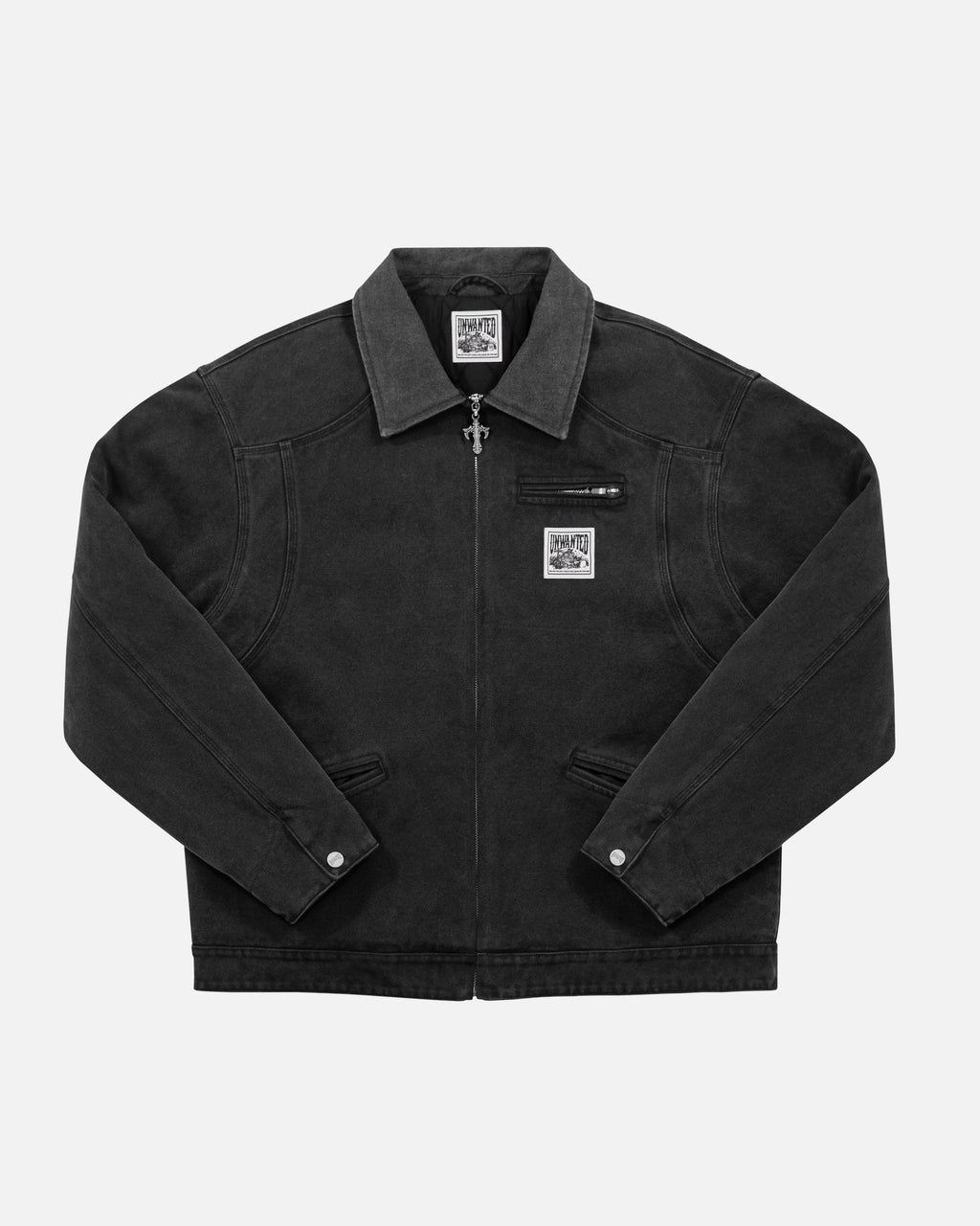 CRUCIFIX WORK JACKET (BLACK)