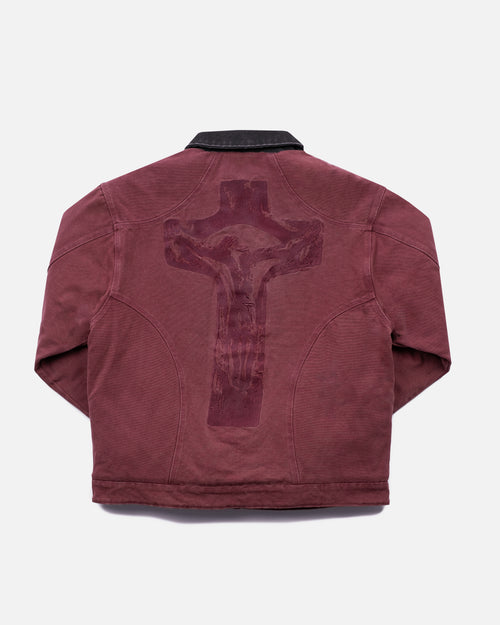 CRUCIFIX WORK JACKET (RED)