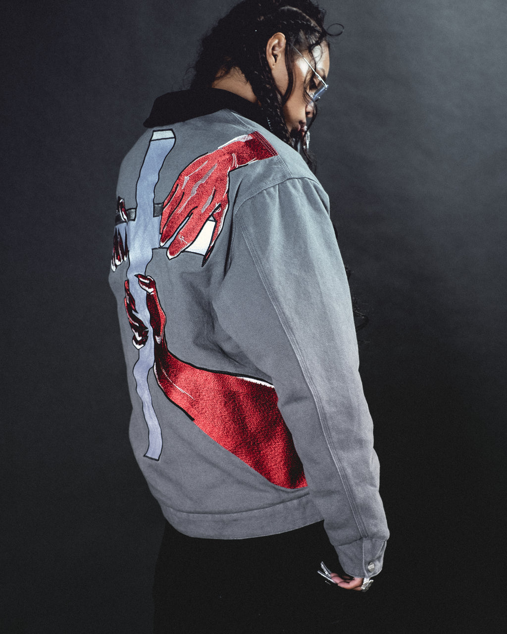 DEVILS GRASP WORK JACKET (GREY)