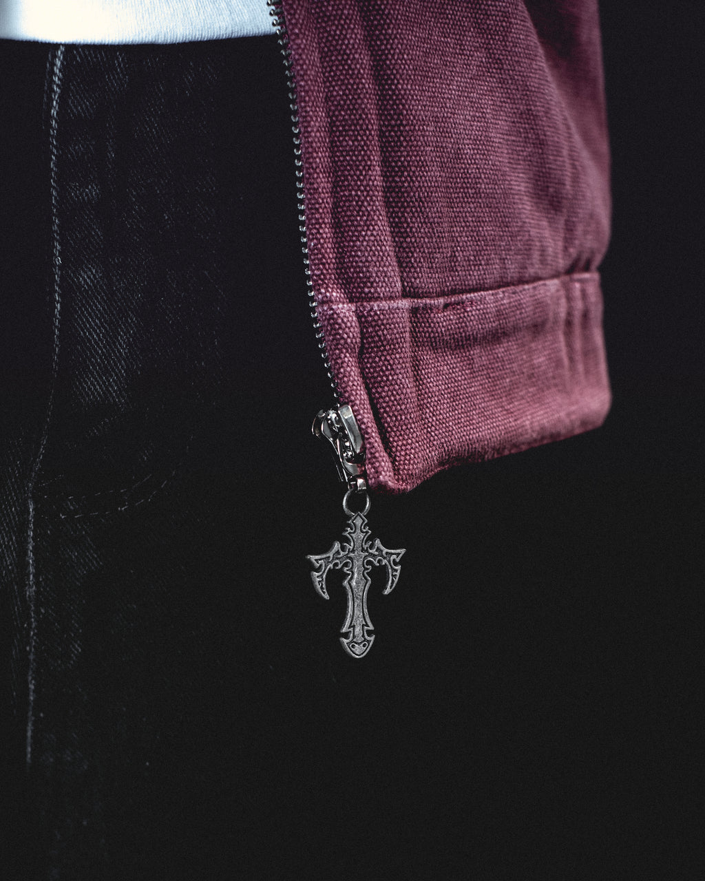 CRUCIFIX WORK JACKET (RED)