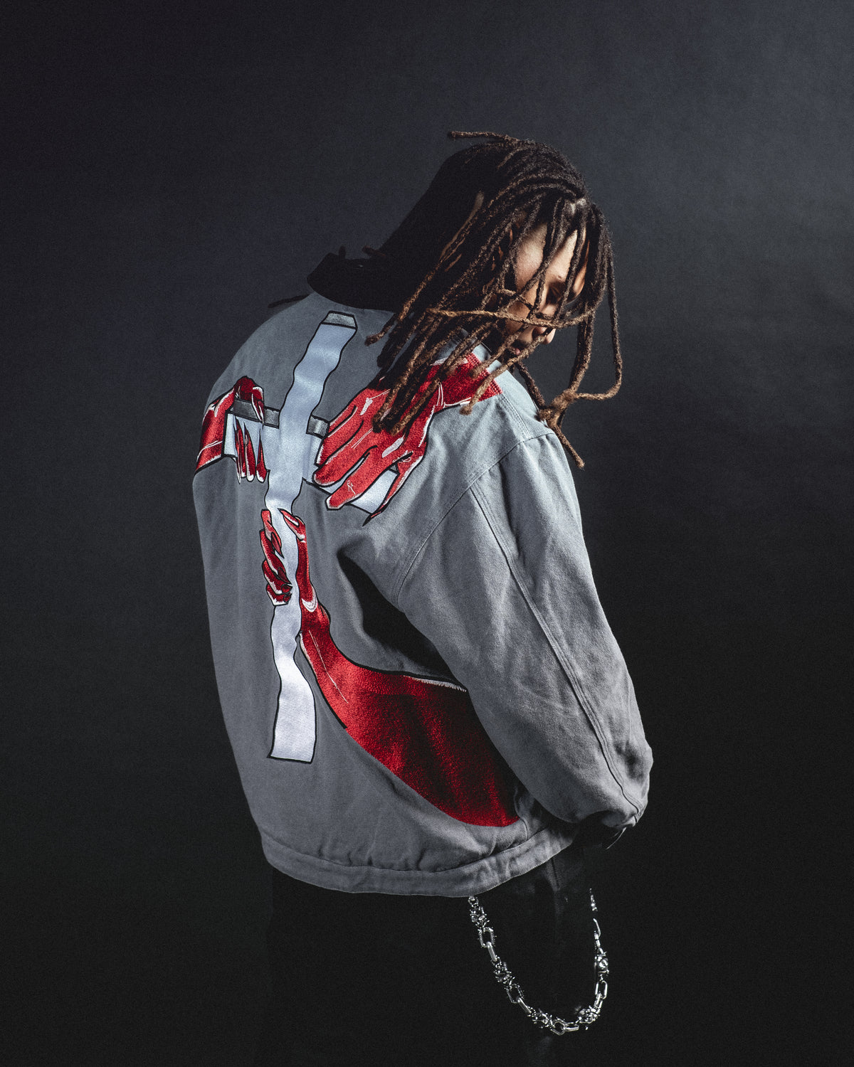 DEVILS GRASP WORK JACKET (GREY)