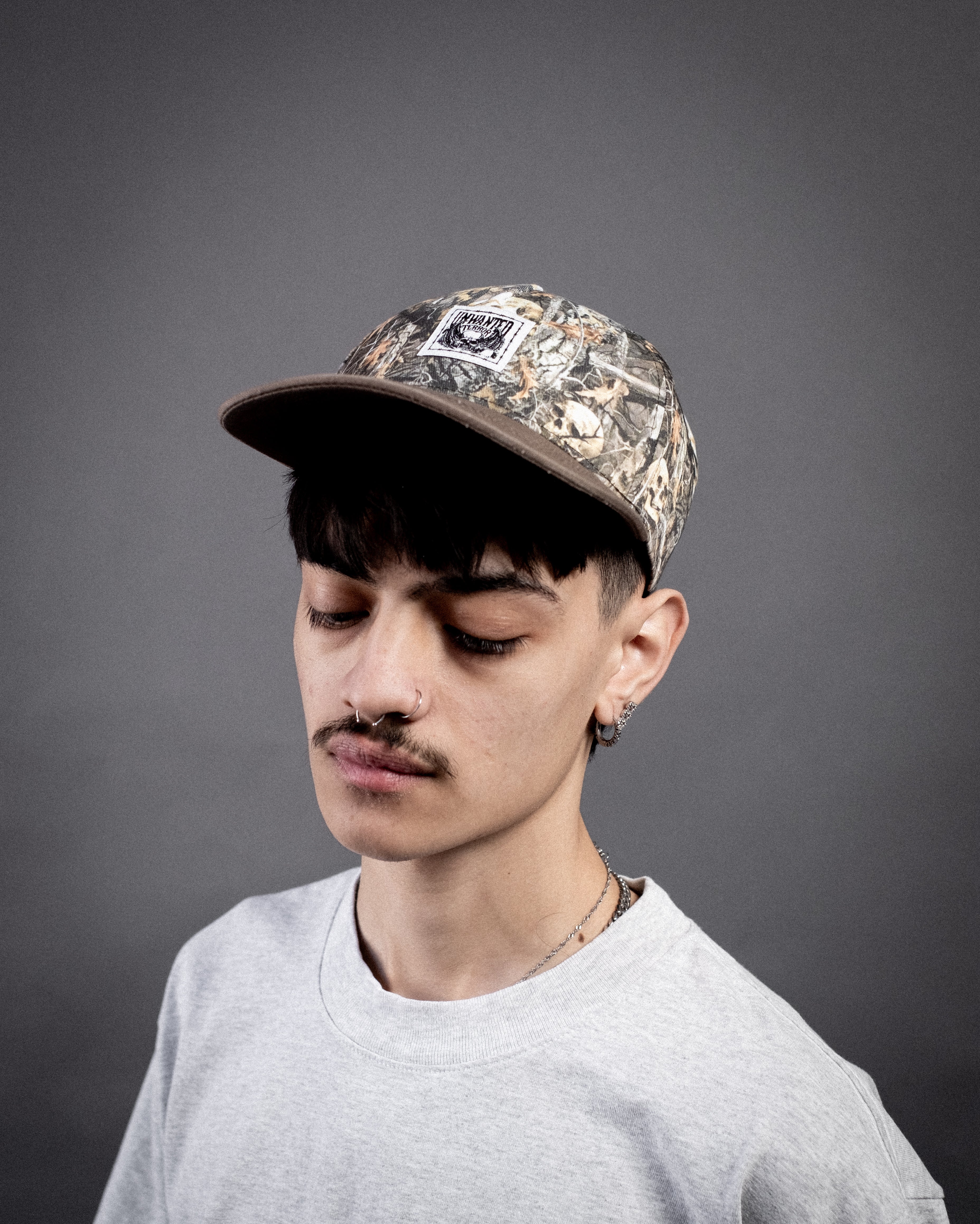 [PRE-ORDER] FEARTREE CAMO HAT (BROWN)