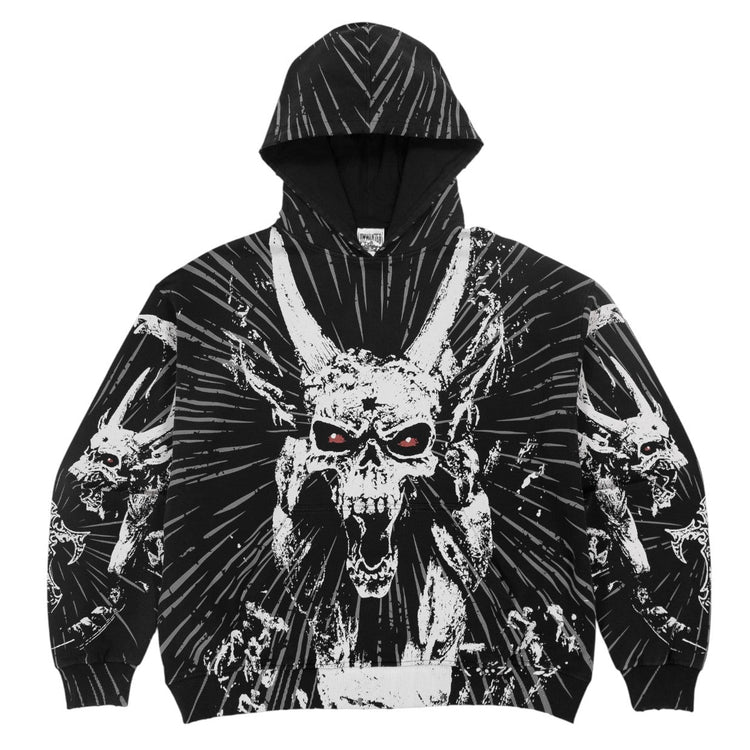 GARGOYLE ALL OVER PRINT VINTAGE HOODIE