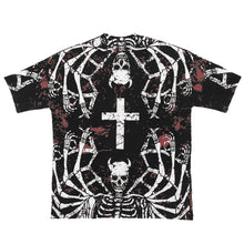 PSYCHEDELIC ALL OVER PRINT TEE (RED)