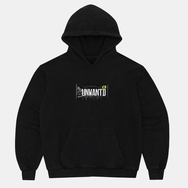 'UNWANTD' LICENSE PLATE HOODIE