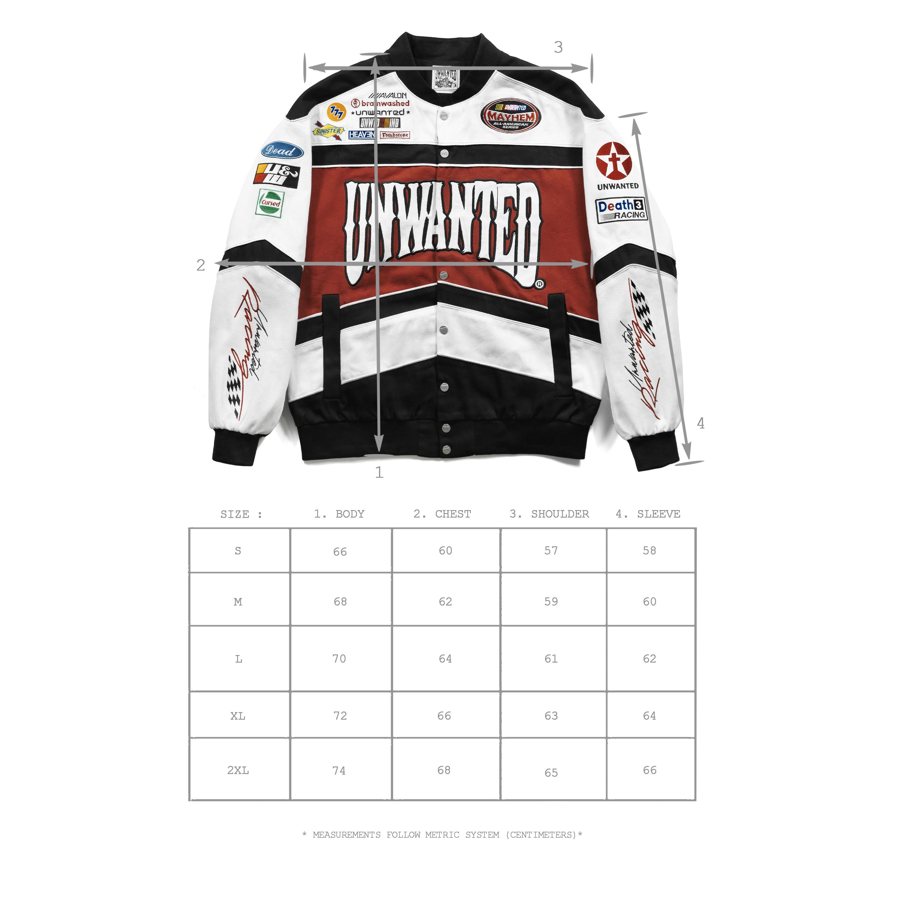 MAYHEM RACING JACKET (RED)