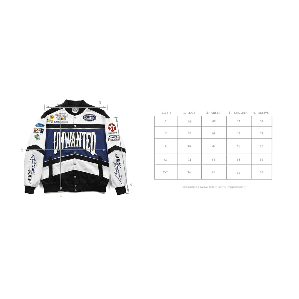 MAYHEM RACING JACKET (BLUE)