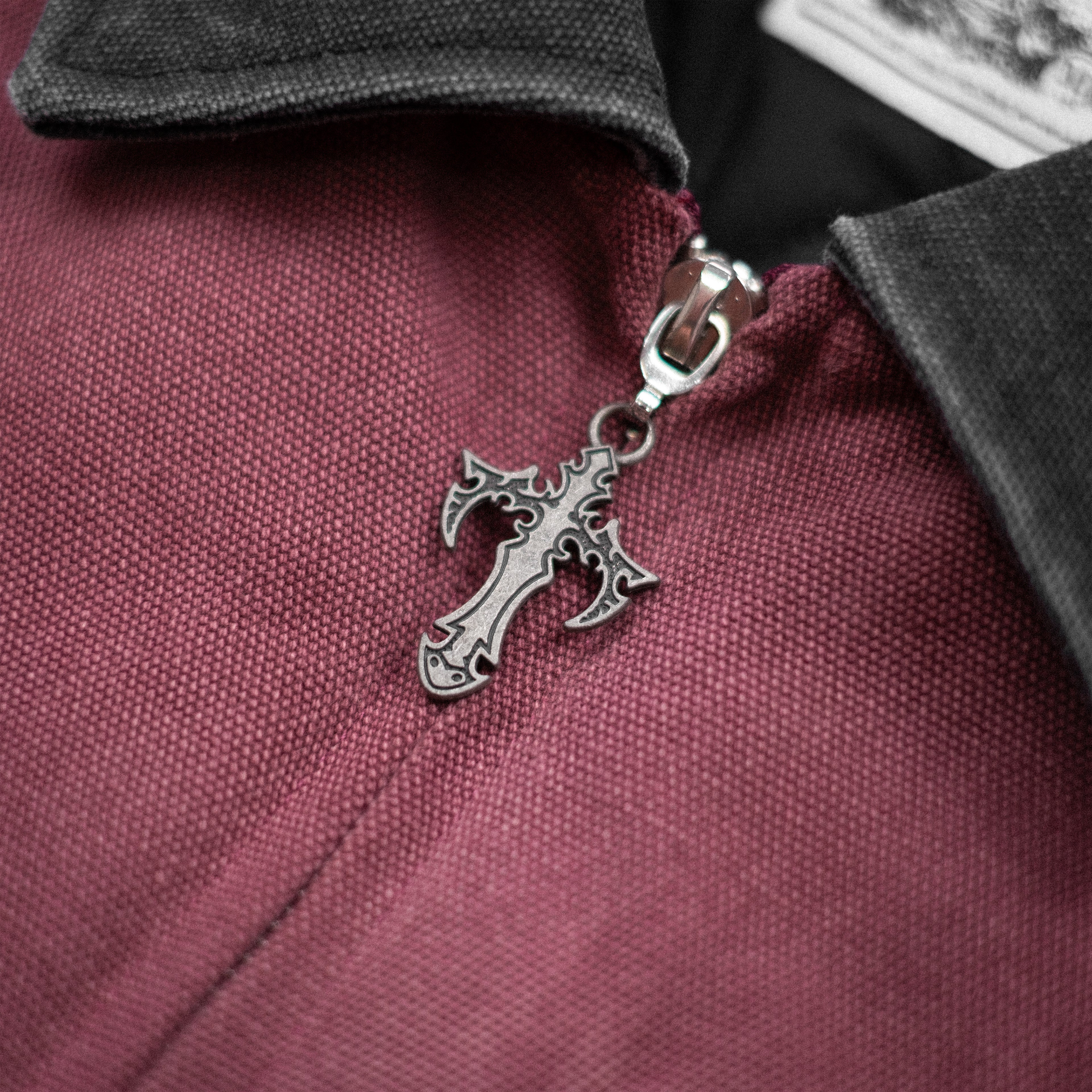 CRUCIFIX WORK JACKET (RED)