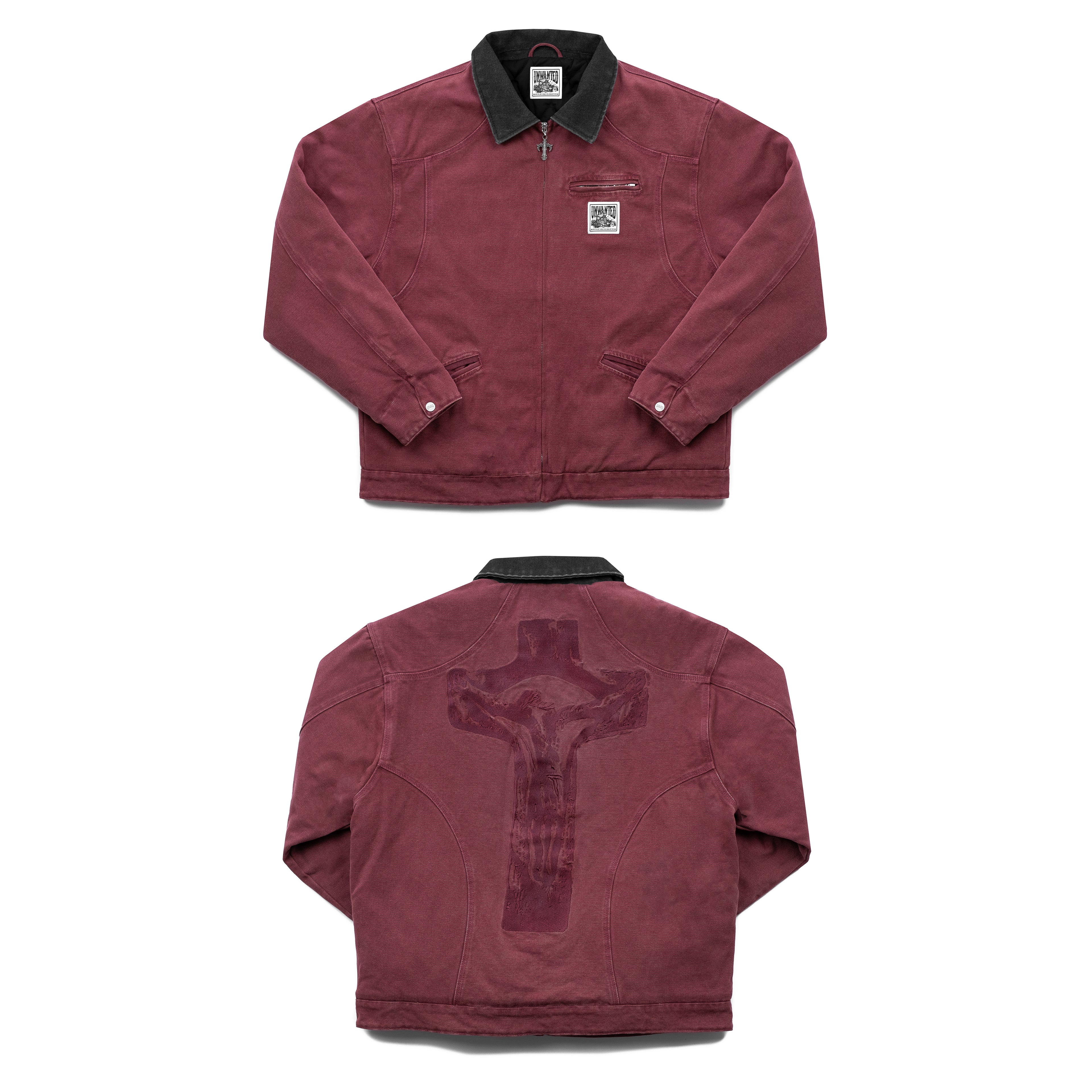 CRUCIFIX WORK JACKET (RED)