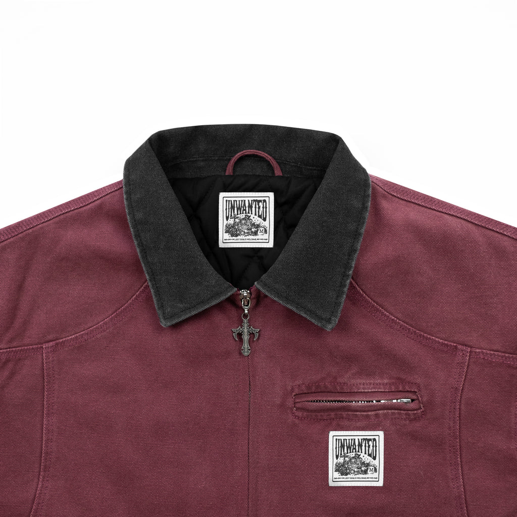 CRUCIFIX WORK JACKET (RED)