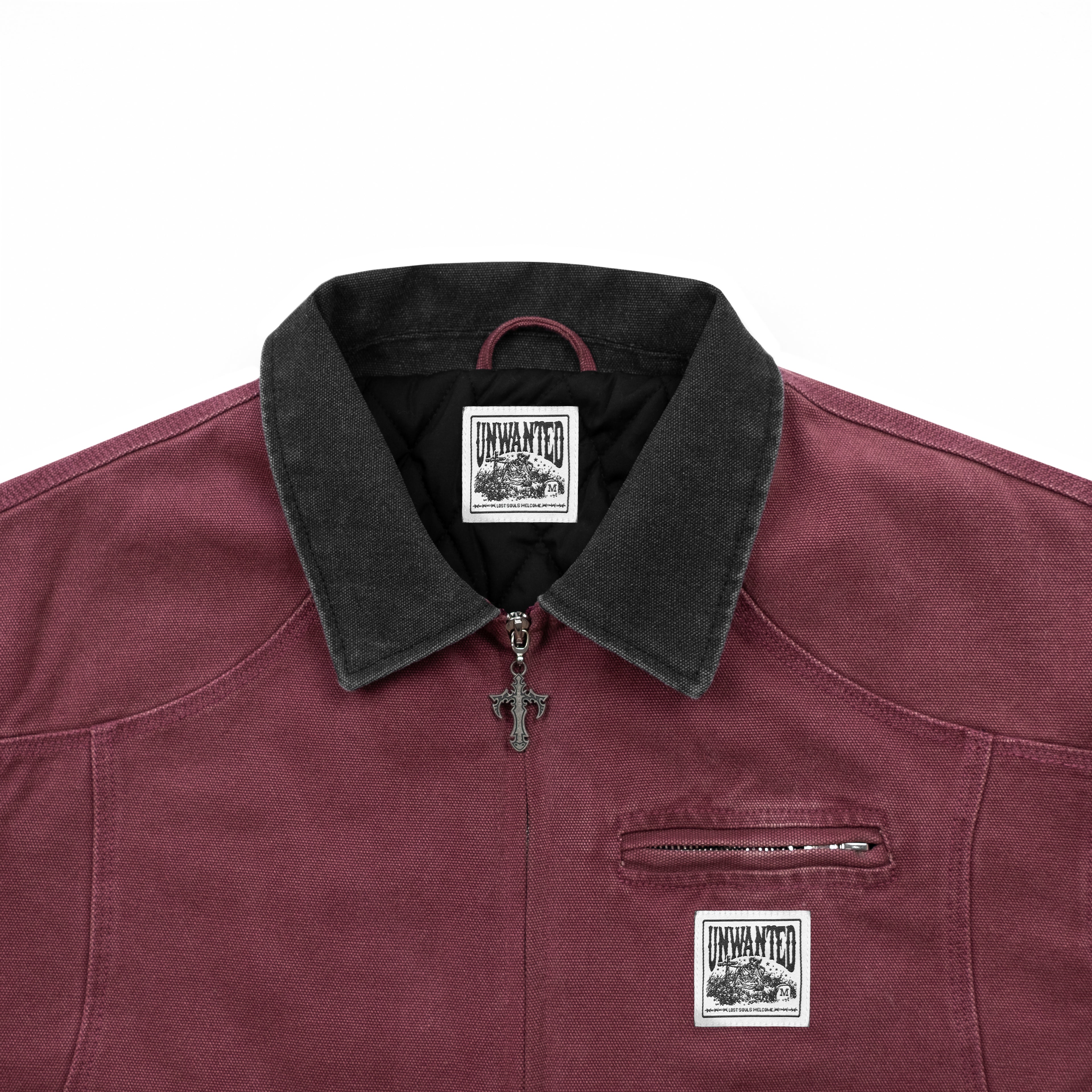 CRUCIFIX WORK JACKET (RED)