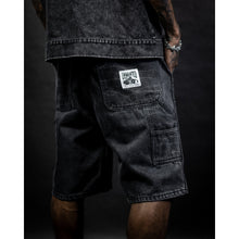 BARBED WIRE DENIM SHORTS