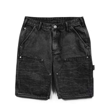 BARBED WIRE DENIM SHORTS