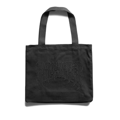 3D EMBROIDERED CANVAS TOTE BAG