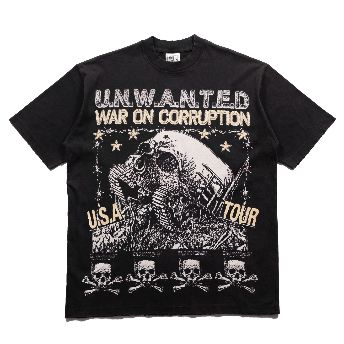 WAR ON CORRUPTION VINTAGE TEE