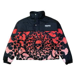 'Catacomb' Puffer Jacket (Red)
