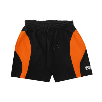 Tonal Embroidered Sweatshorts (Orange)