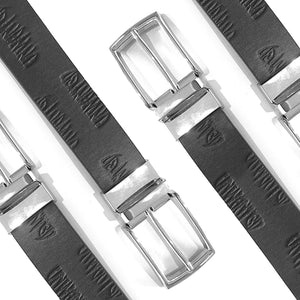 EMBOSSED LOGO BELT